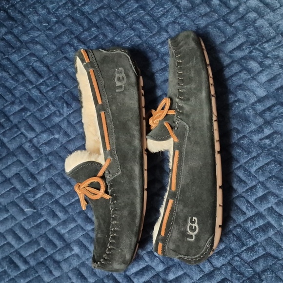 UGG Dakota Black Suede Slippers Size 9, NWT! - Picture 13 of 17